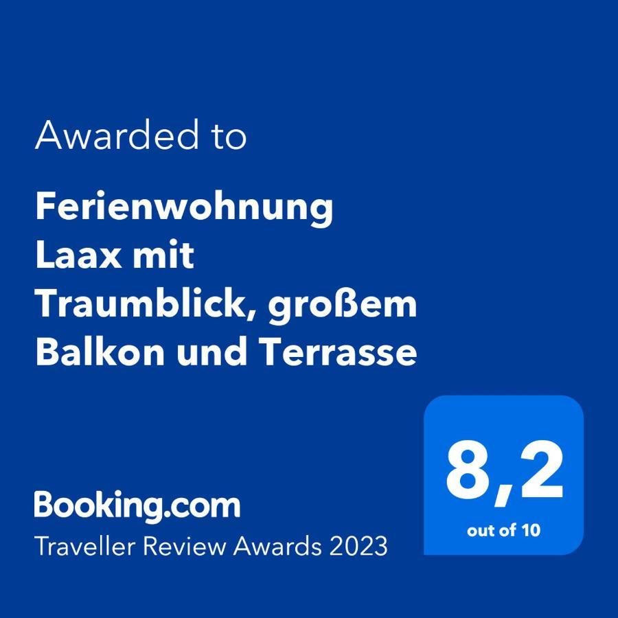 Ferienwohnung Laax Mit Traumblick, Grossem Balkon Und Terrasse Esterno foto