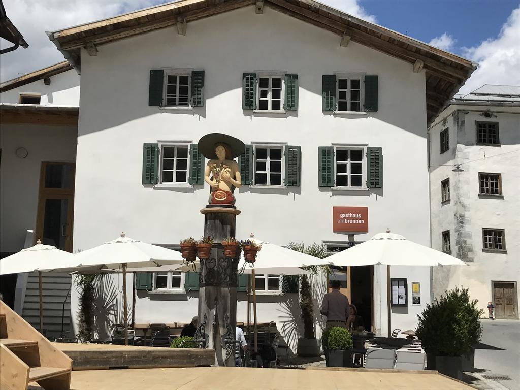 Ferienwohnung Laax Mit Traumblick, Grossem Balkon Und Terrasse Esterno foto