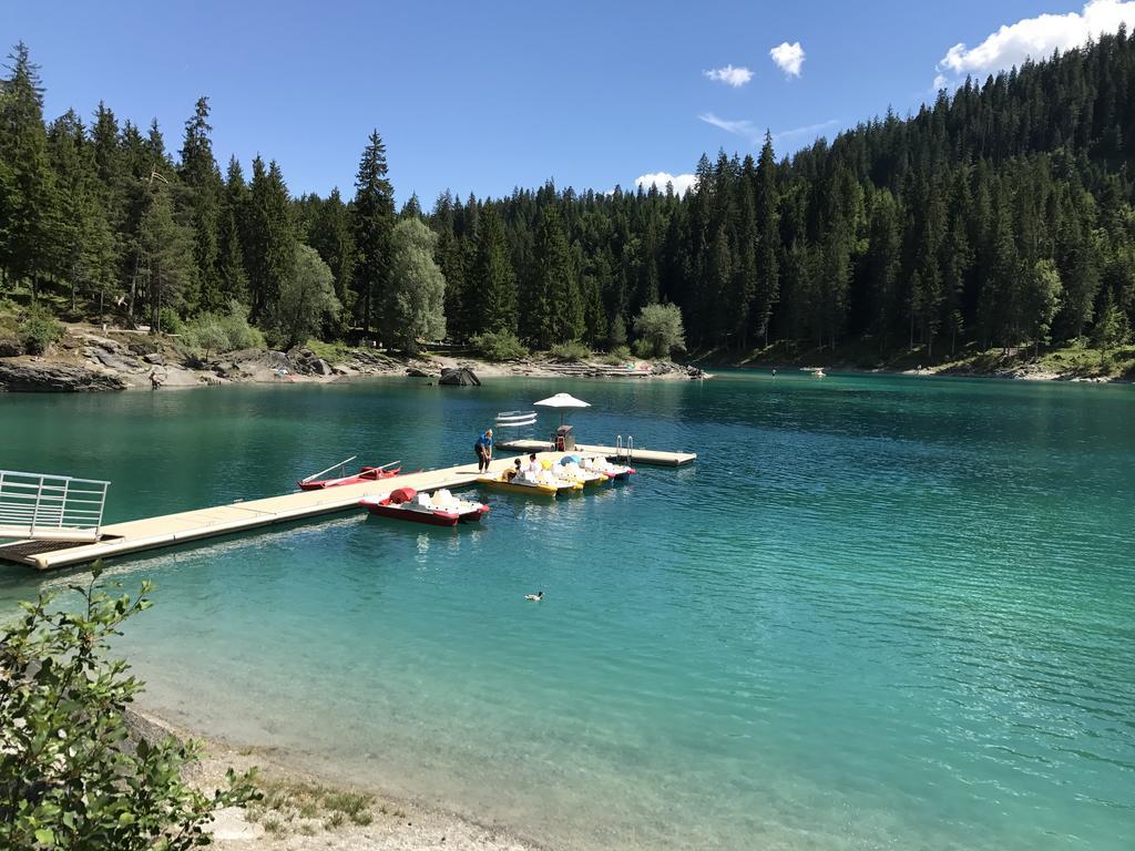 Ferienwohnung Laax Mit Traumblick, Grossem Balkon Und Terrasse Esterno foto