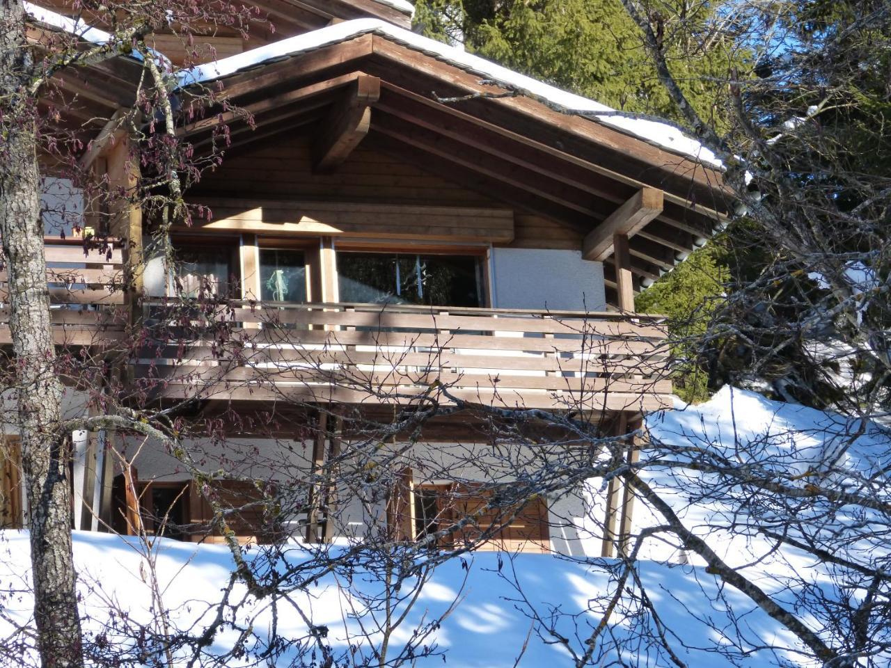 Ferienwohnung Laax Mit Traumblick, Grossem Balkon Und Terrasse Esterno foto