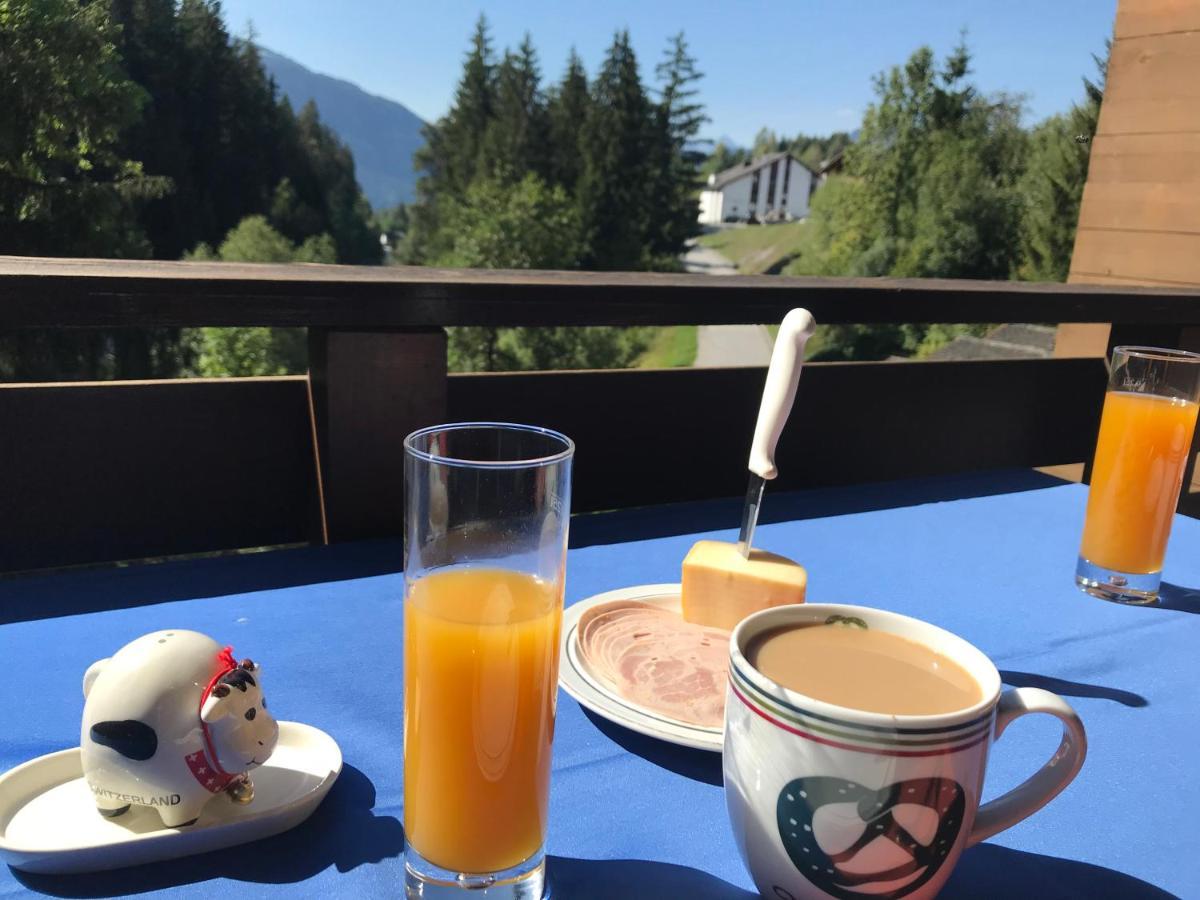 Ferienwohnung Laax Mit Traumblick, Grossem Balkon Und Terrasse Esterno foto